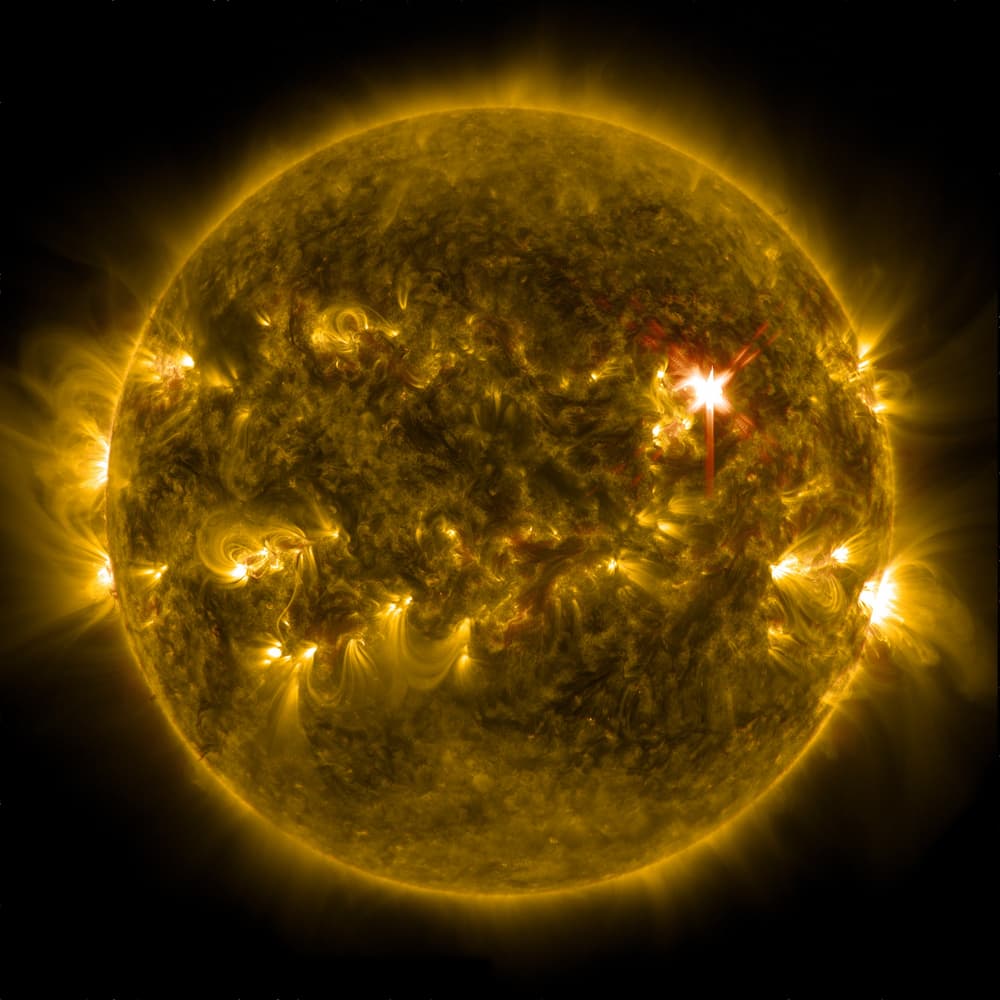 Depiction of sun’s surface